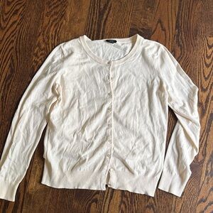 Talbots Cream Knit Top